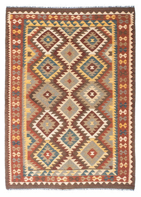 Alfombra Kelim - Oriental - 210 x 150 cm - marrón claro