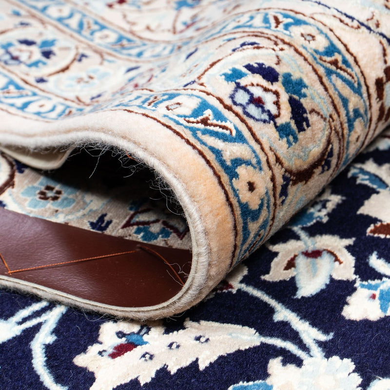 Alfombra Persa - Nain - Prima - 351 x 253 cm - azul oscuro