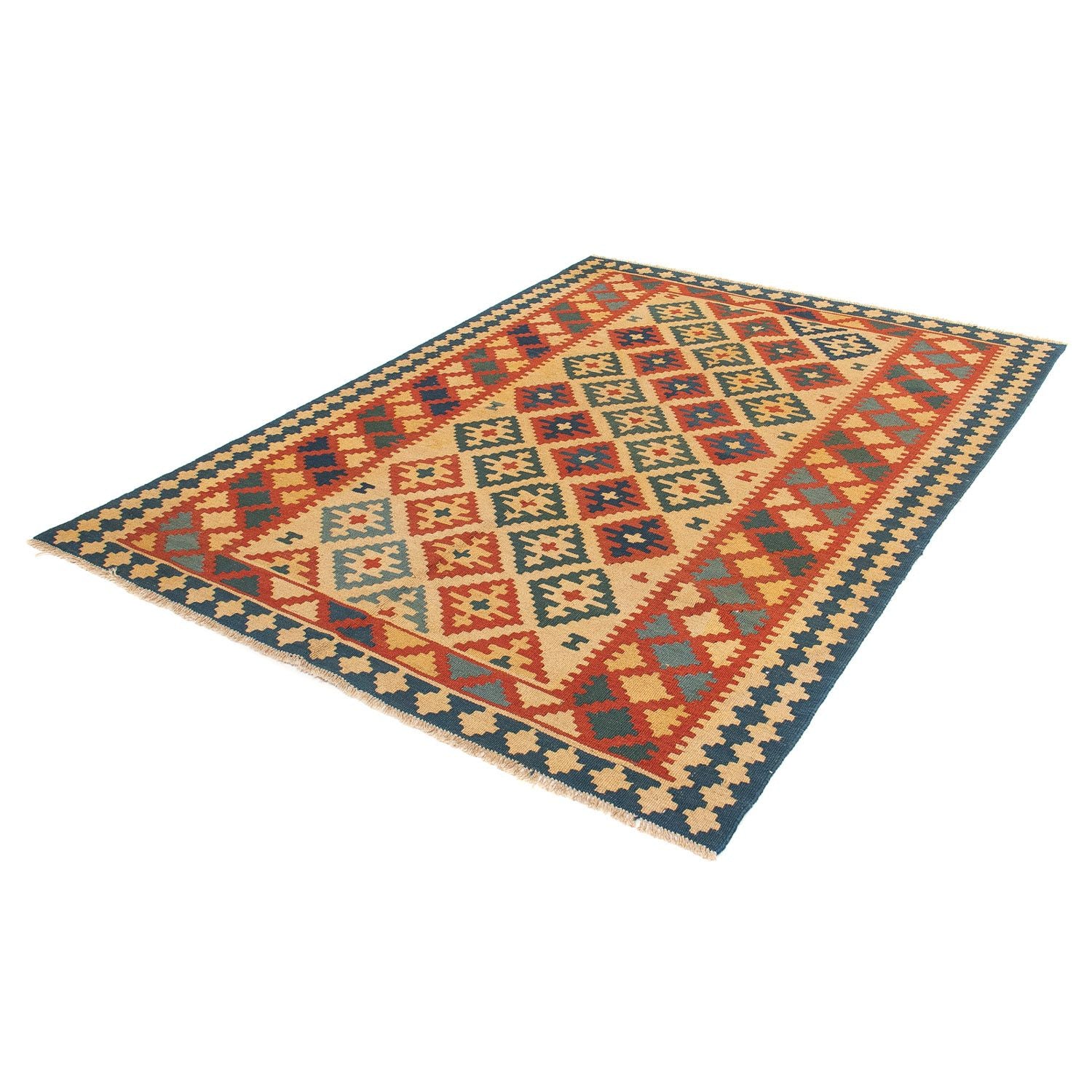Alfombra Kelim - Oriental - 211 x 154 cm - marrón