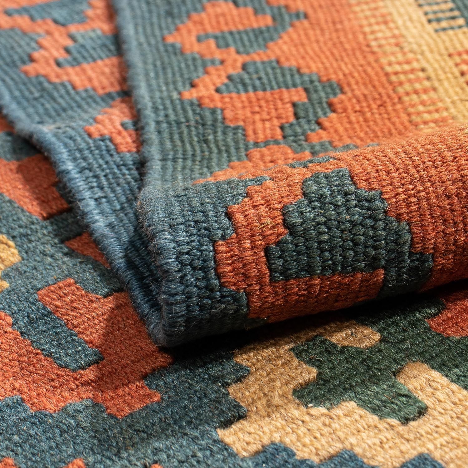 Alfombra Kelim - Oriental - 203 x 158 cm - multicolor