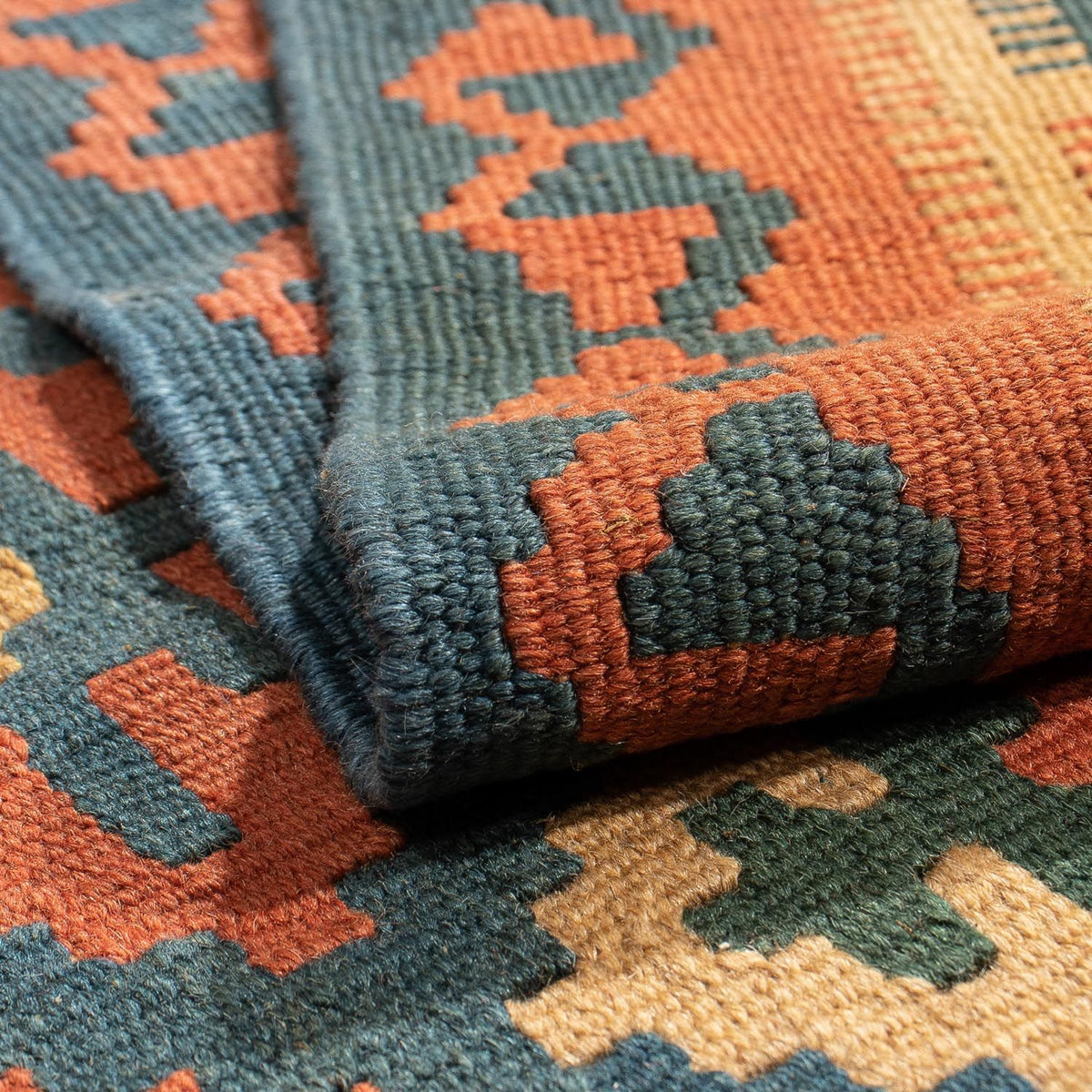 Alfombra Kelim - Oriental - 203 x 158 cm - multicolor