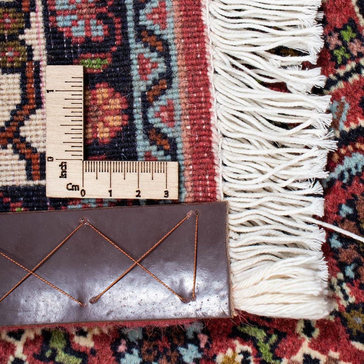 Alfombra persa - Bidjar - 199 x 140 cm - azul oscuro