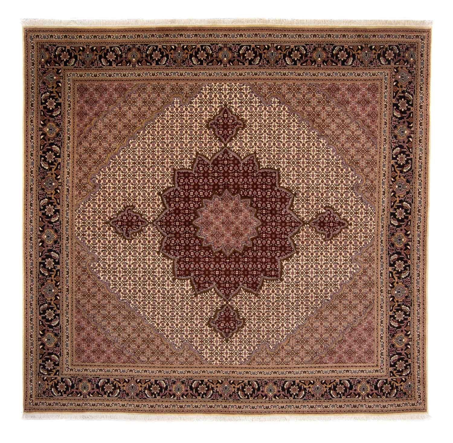 Alfombra Persa - Tabriz - Real - 250 x 249 cm - marrón