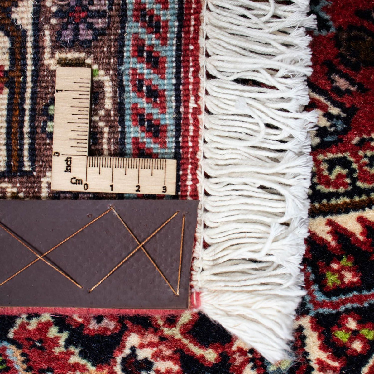 Alfombra persa - Bidjar - 210 x 141 cm - rojo