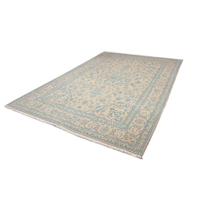 Alfombra persa - Nain - 300 x 202 cm - gris oscuro