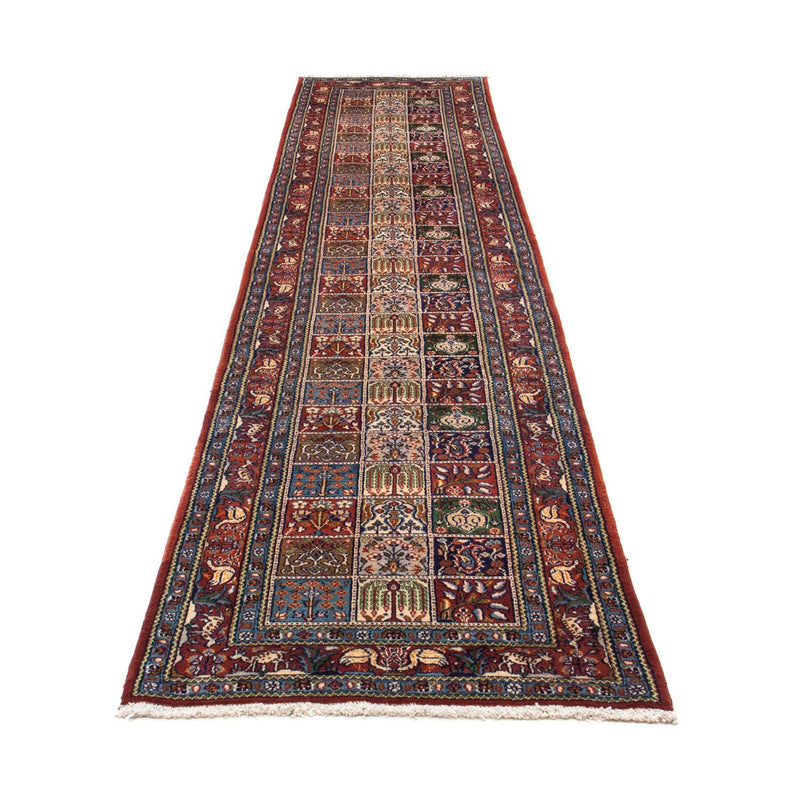 Alfombra de pasillo Alfombra persa - Clásica - 382 x 79 cm - rojo oscuro