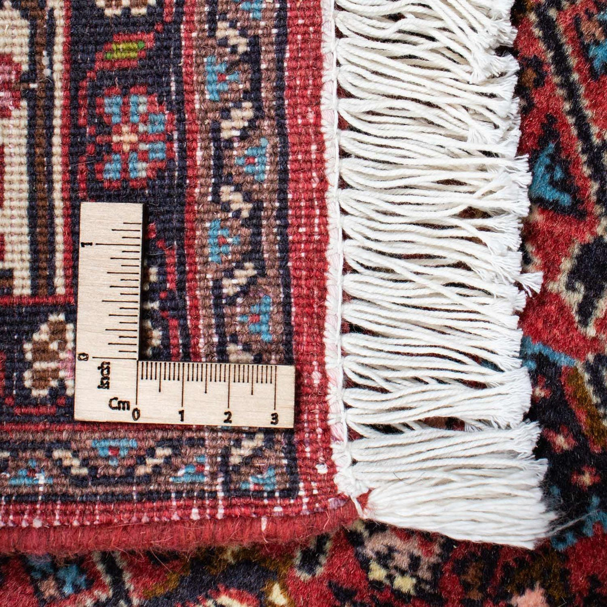 Alfombra persa - Bidjar - 218 x 136 cm - rojo