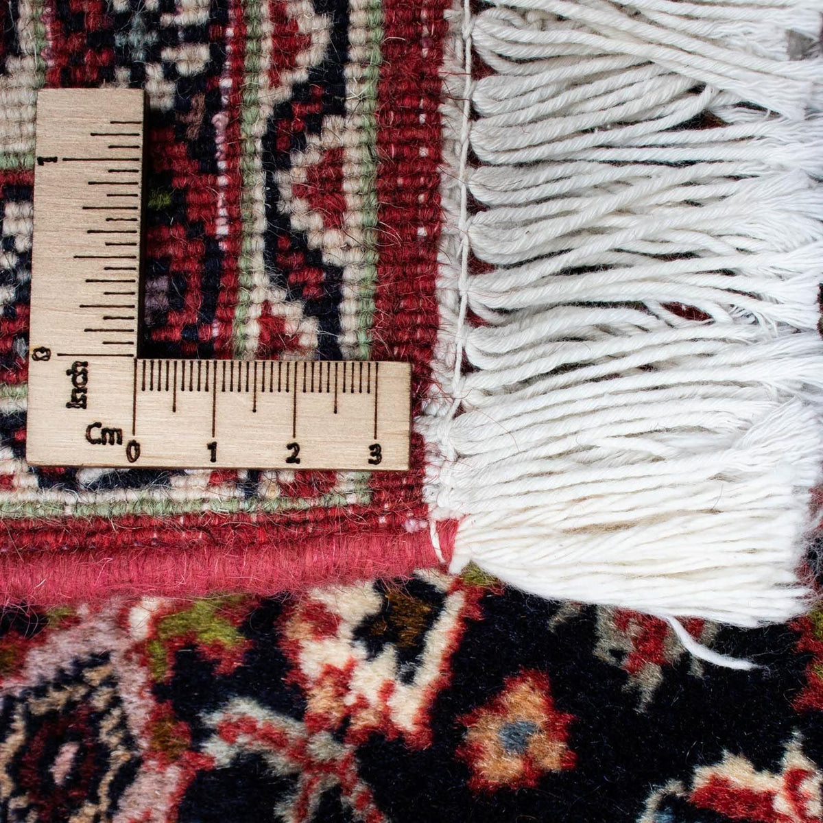 Alfombra persa - Bidjar - 198 x 147 cm - rojo