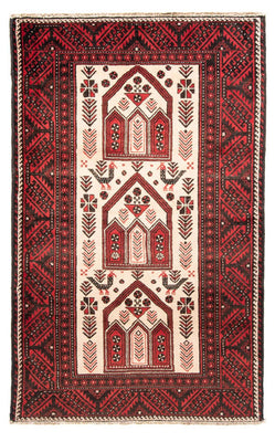 Alfombra Belutsch - 199 x 115 cm - rojo