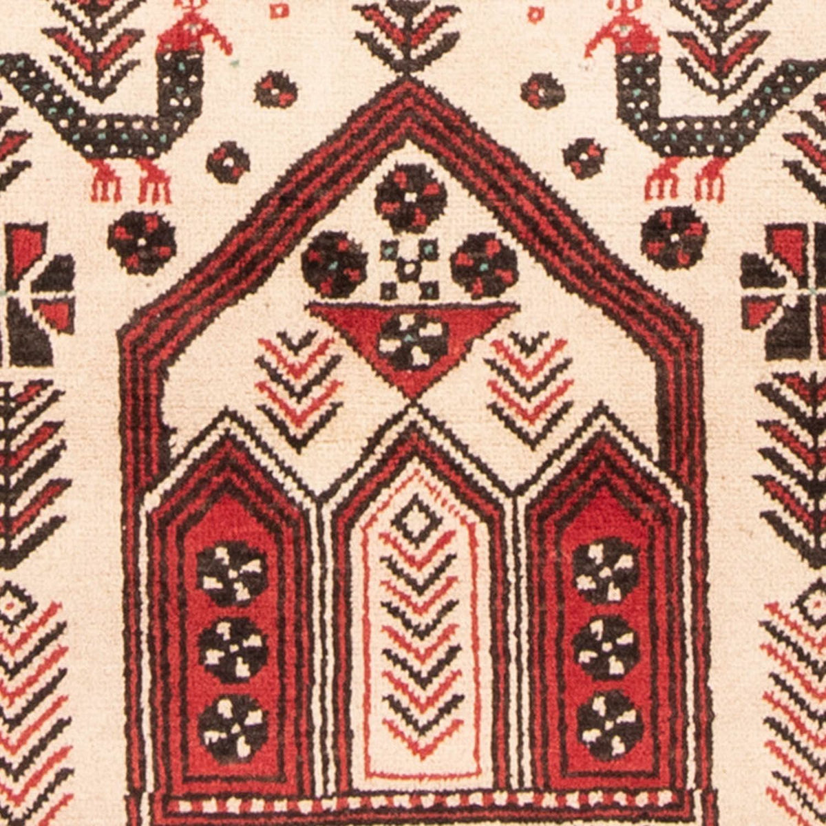 Alfombra Belutsch - 199 x 115 cm - rojo
