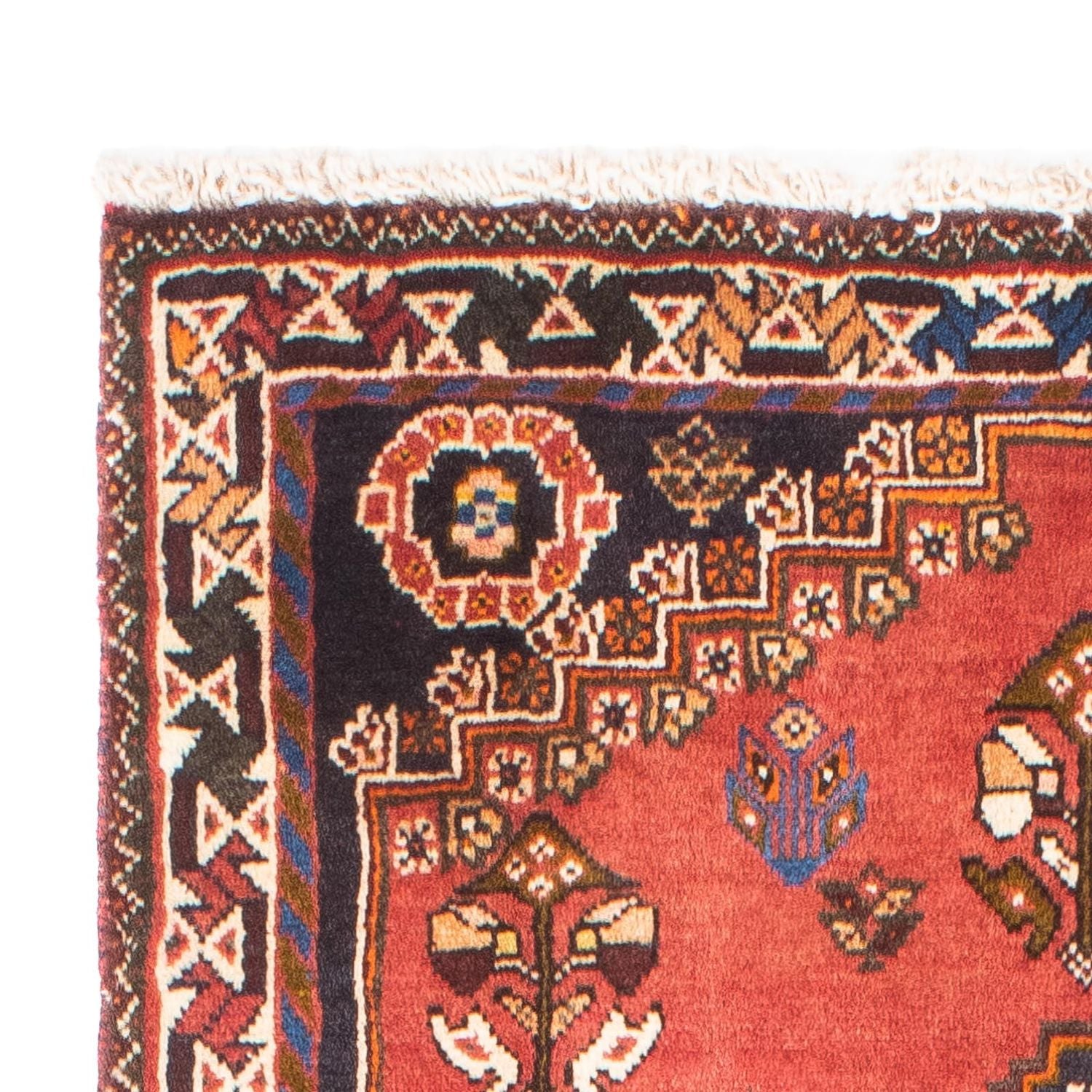 Alfombra de pasillo Alfombra persa - Nómada - 164 x 80 cm - rojo oscuro