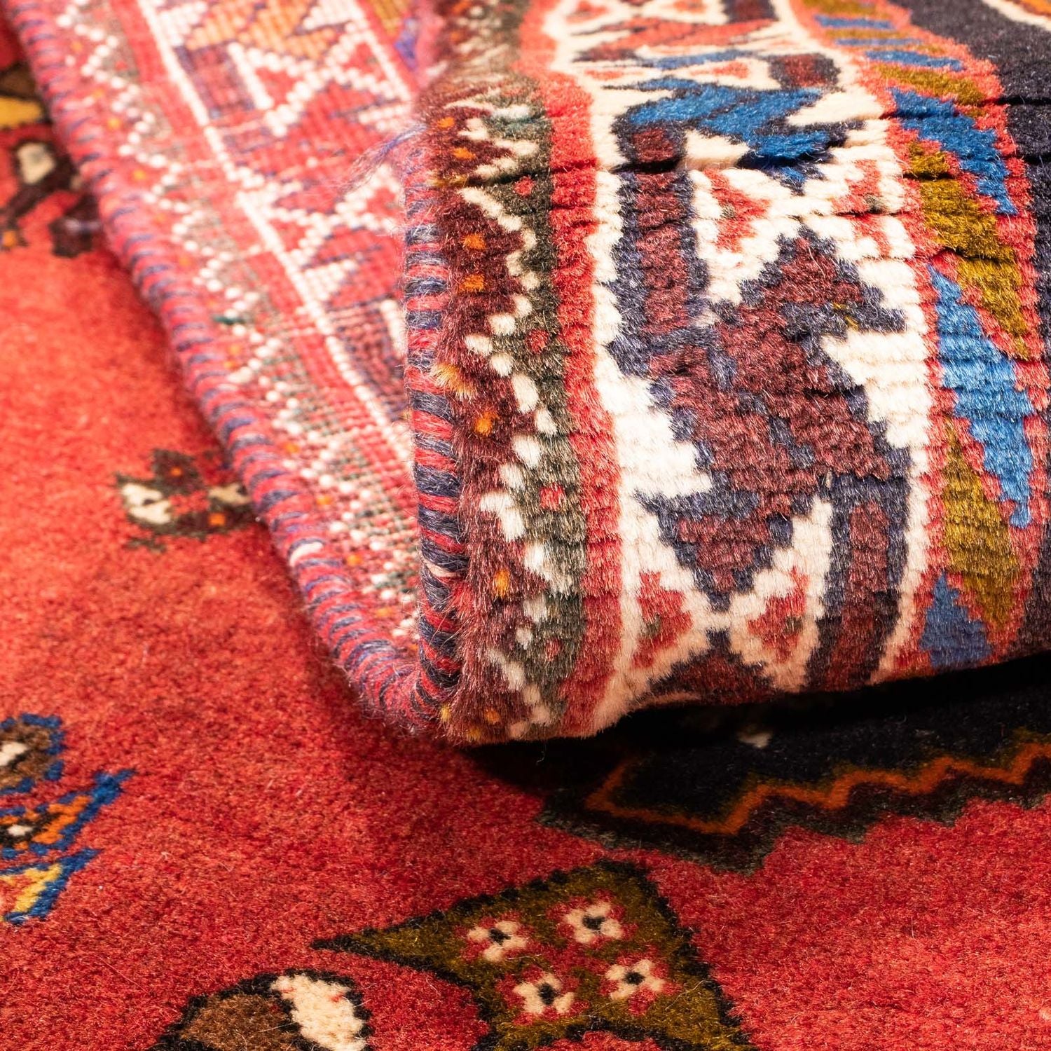 Alfombra de pasillo Alfombra persa - Nómada - 164 x 80 cm - rojo oscuro