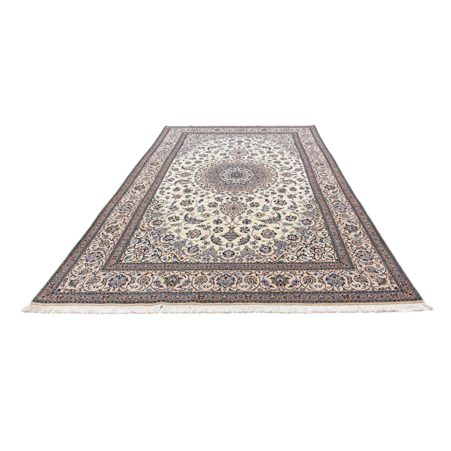 Alfombra Persa - Nain - Real - 314 x 194 cm - beige