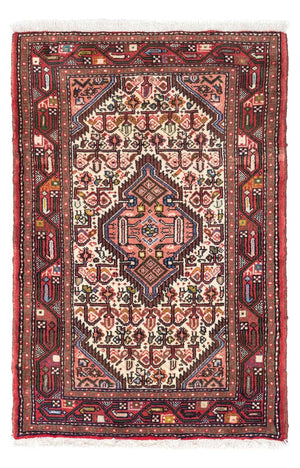 Alfombra persa - Nómada - 115 x 75 cm - rojo claro