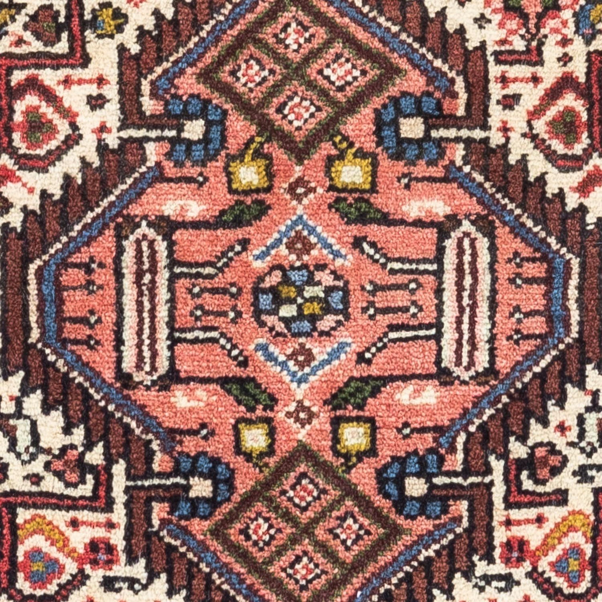 Alfombra persa - Nómada - 115 x 75 cm - rojo claro