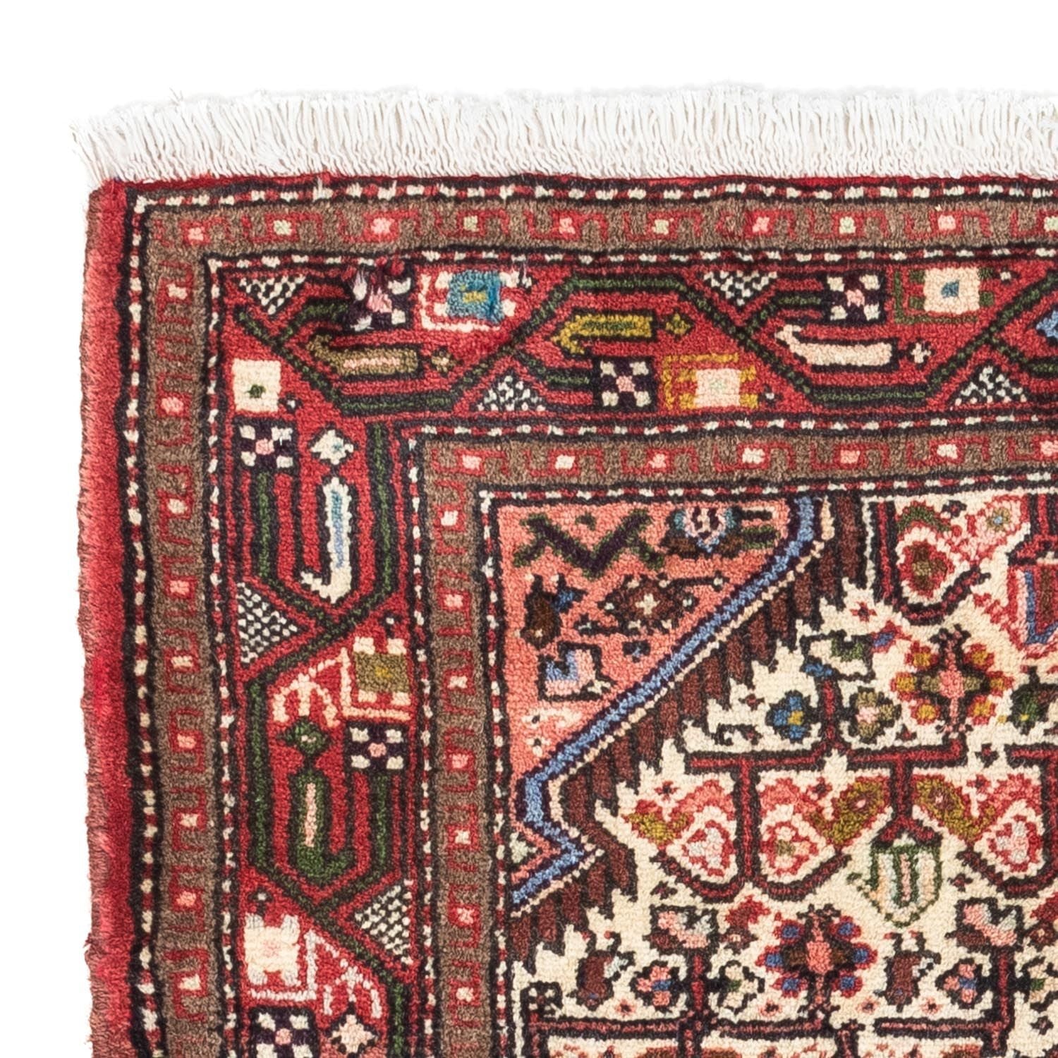 Alfombra persa - Nómada - 115 x 75 cm - rojo claro