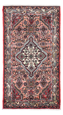 Alfombra persa - Nómada - 136 x 77 cm - rojo claro