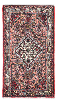Alfombra persa - Nómada - 136 x 77 cm - rojo claro