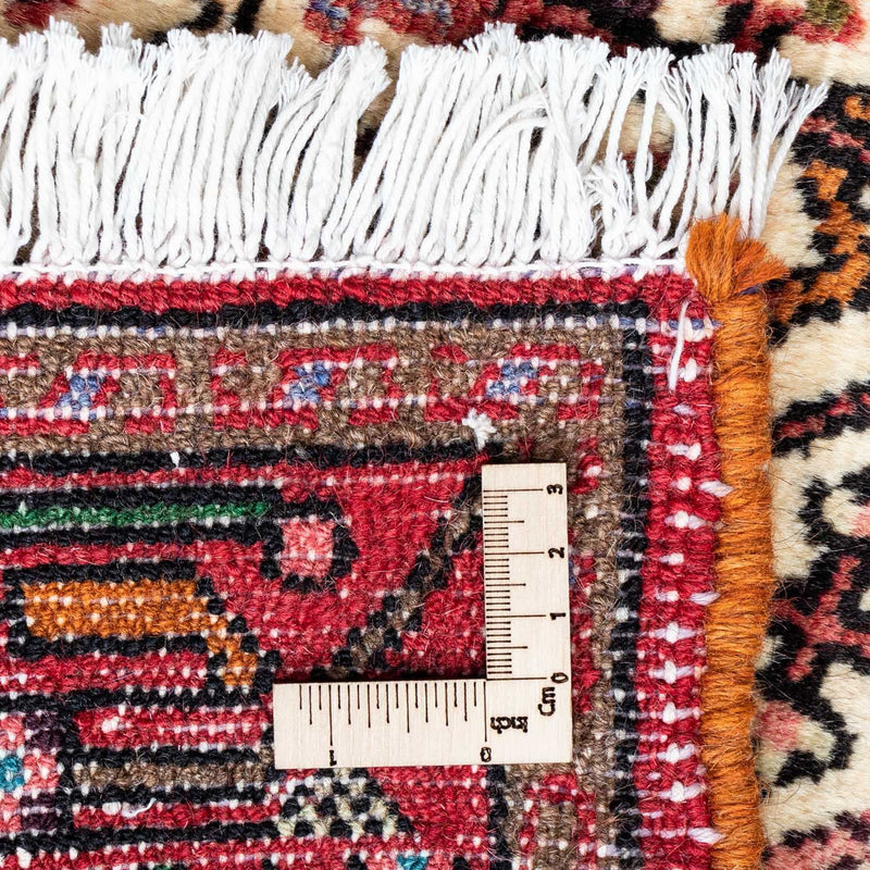 Alfombra persa - Nómada - 131 x 80 cm - rojo oscuro