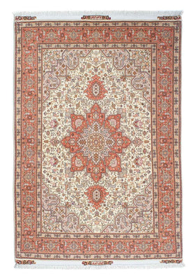 Alfombra Persa - Tabriz - Real - 212 x 148 cm - beige