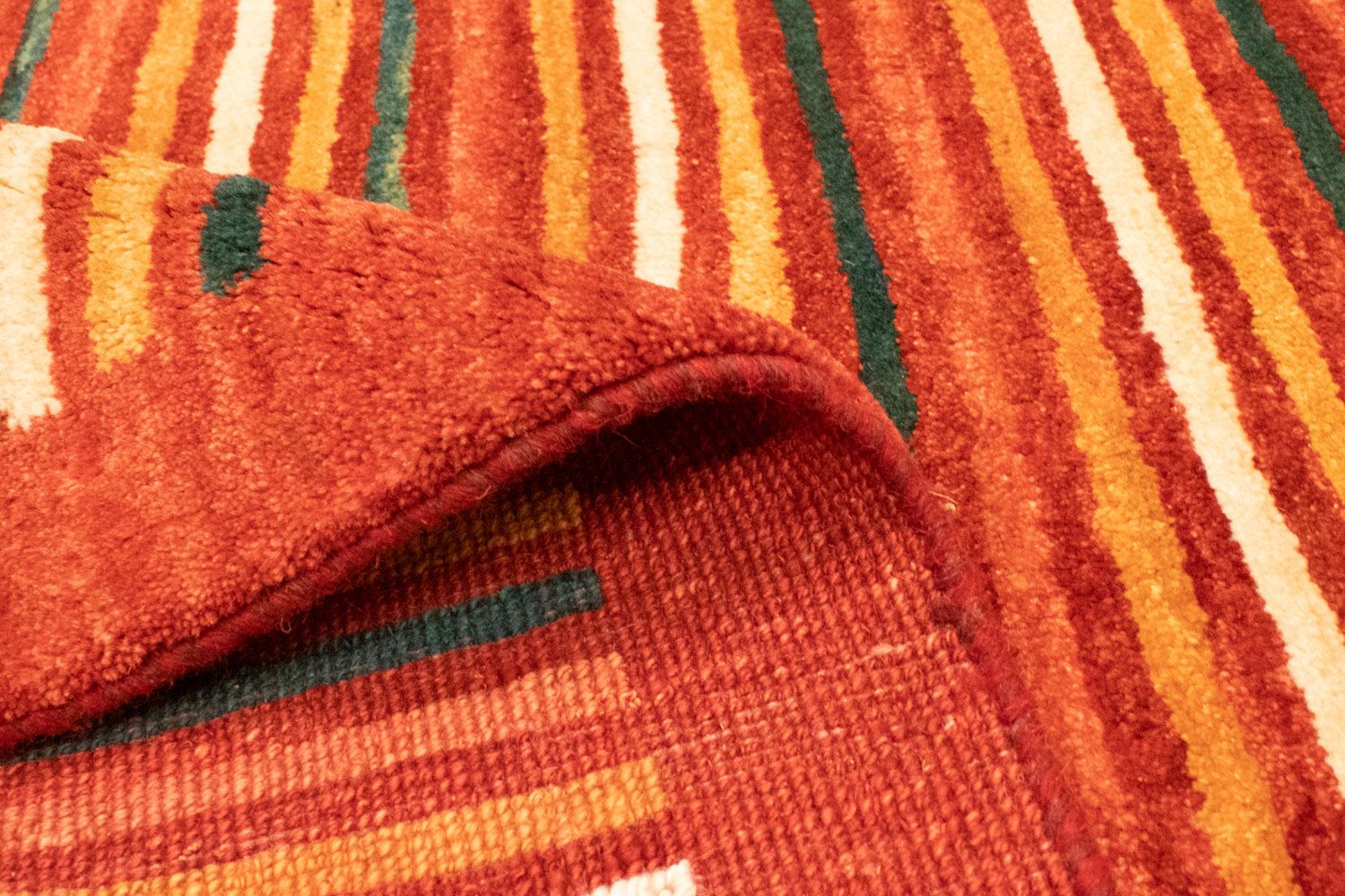 Alfombra Gabbeh - Persa - 181 x 120 cm - rojo