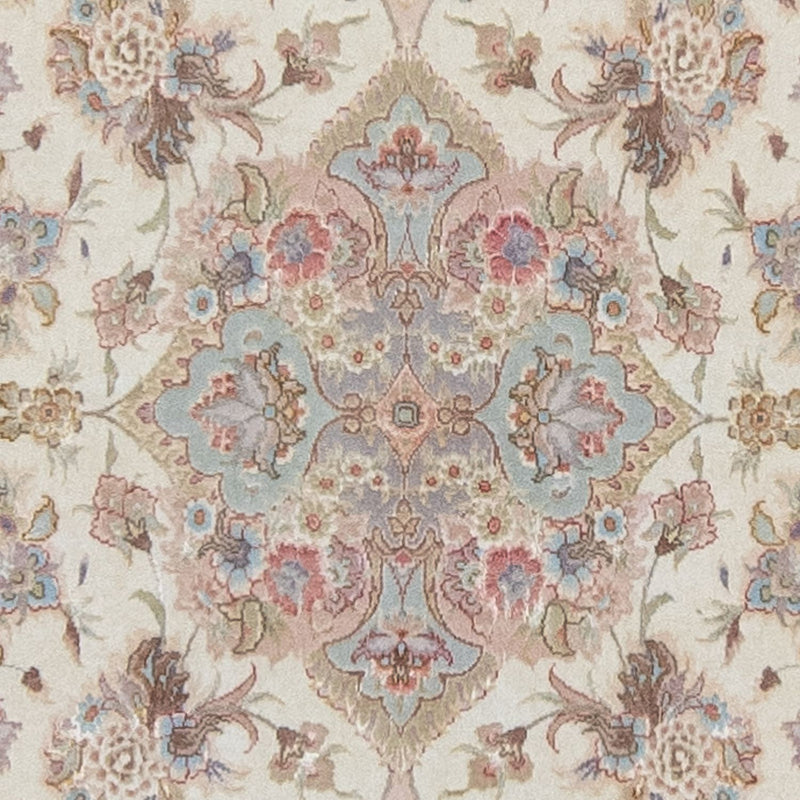 Alfombra de pasillo Alfombra Persa - Tabriz - Real - 358 x 91 cm - beige