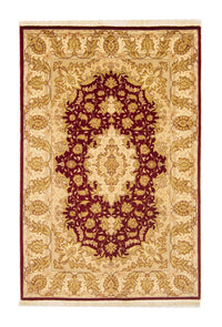 Alfombra Persa - Tabriz - Real - 153 x 100 cm - rojo
