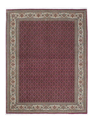 Alfombra persa - Tabriz - 202 x 151 cm - rojo oscuro
