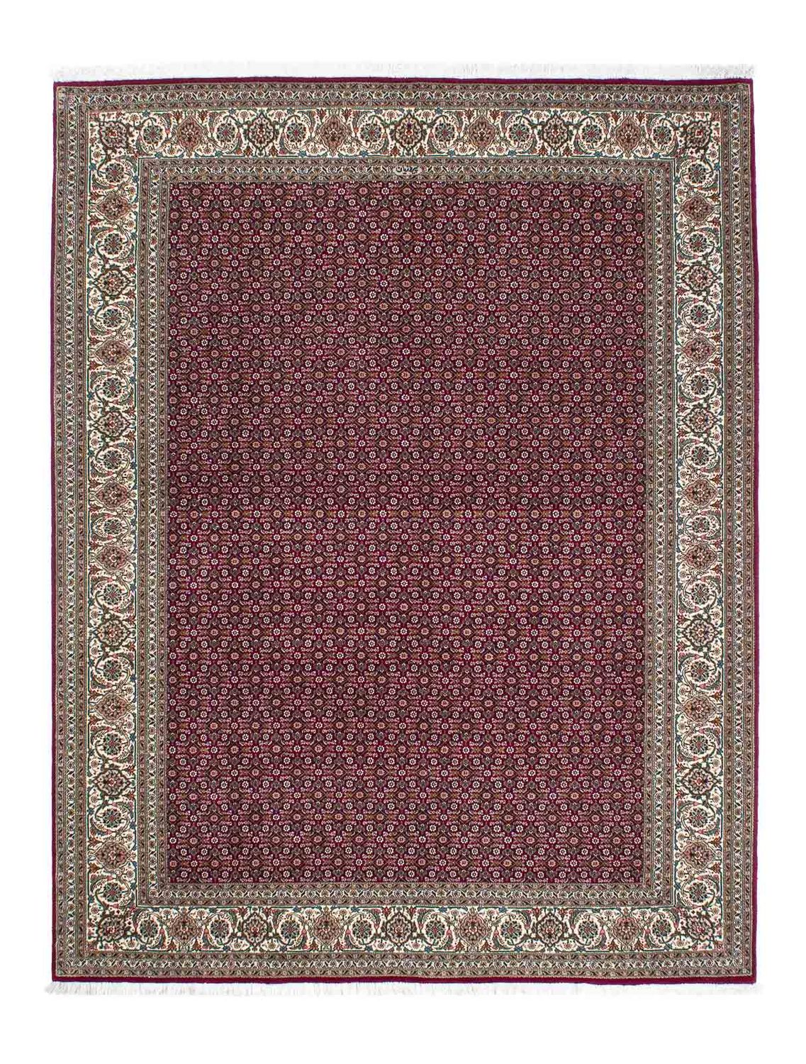 Alfombra persa - Tabriz - 202 x 151 cm - rojo oscuro