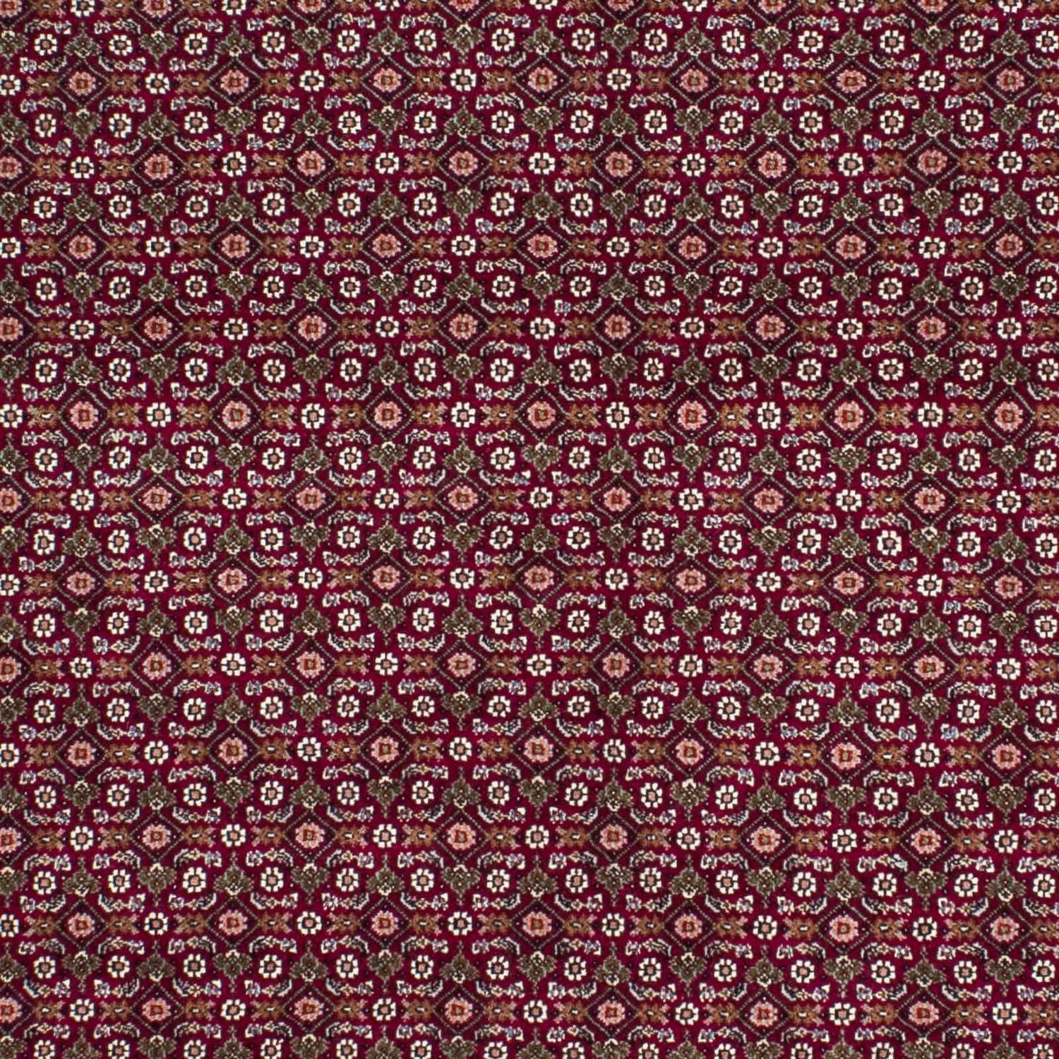 Alfombra persa - Tabriz - 202 x 151 cm - rojo oscuro
