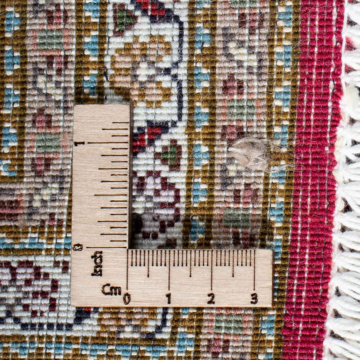 Alfombra persa - Tabriz - 208 x 152 cm - rojo oscuro