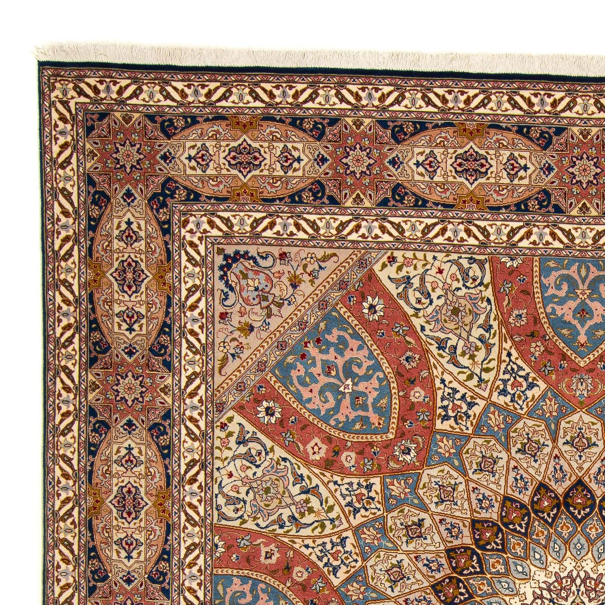 Alfombra Persa - Tabriz - Real cuadrado  - 254 x 248 cm - multicolor