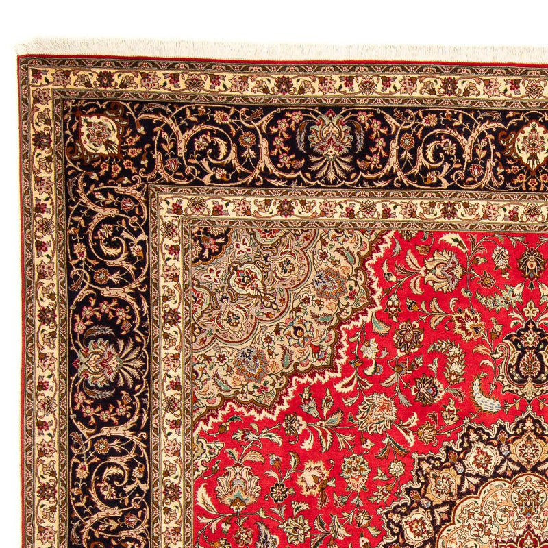 Alfombra Persa - Tabriz - Real cuadrado  - 257 x 254 cm - rojo