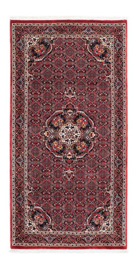 Alfombra de pasillo Alfombra persa - Bidjar - 197 x 98 cm - rojo