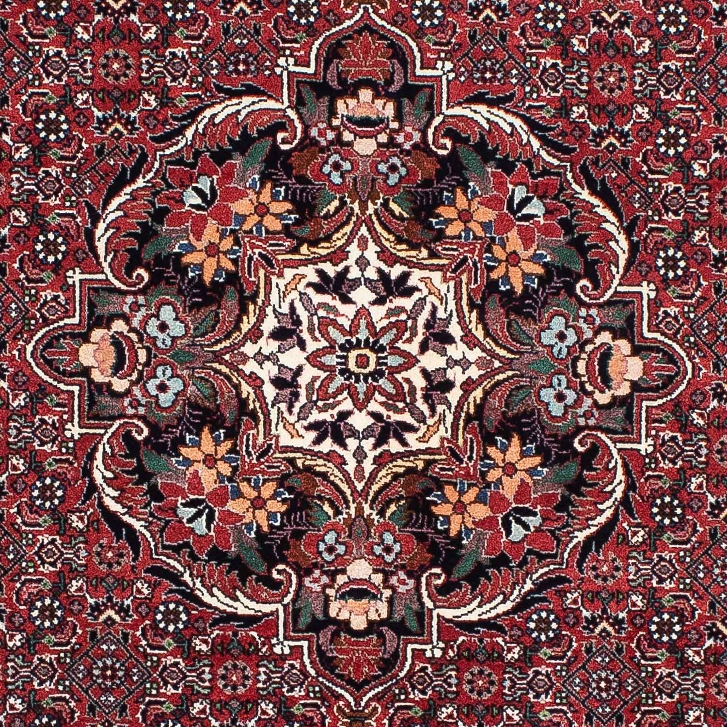 Alfombra de pasillo Alfombra persa - Bidjar - 197 x 98 cm - rojo