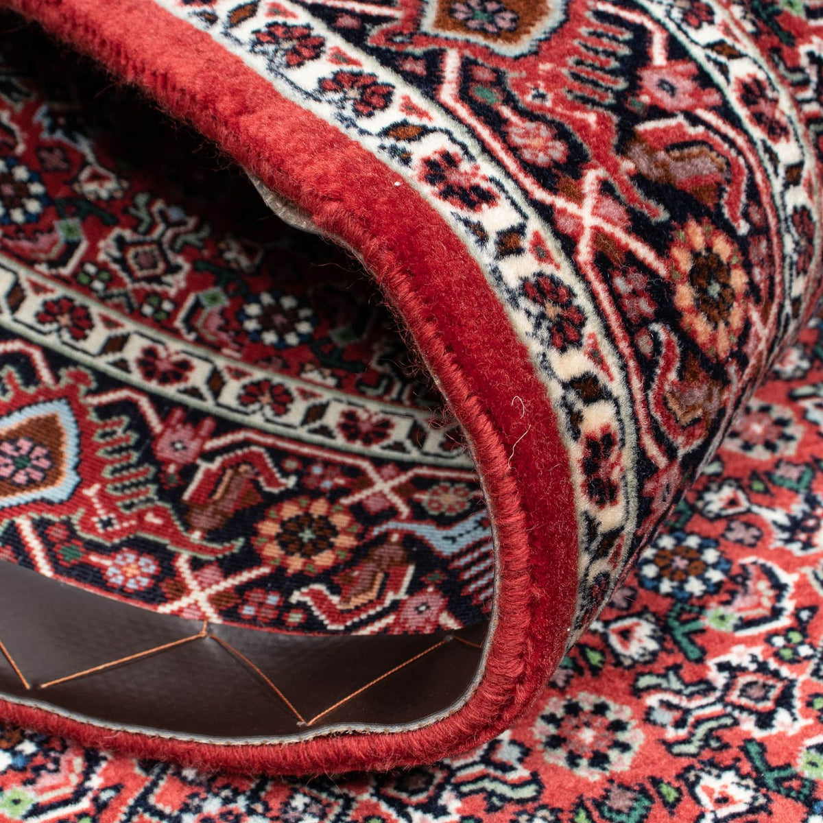 Alfombra de pasillo Alfombra persa - Bidjar - 197 x 98 cm - rojo