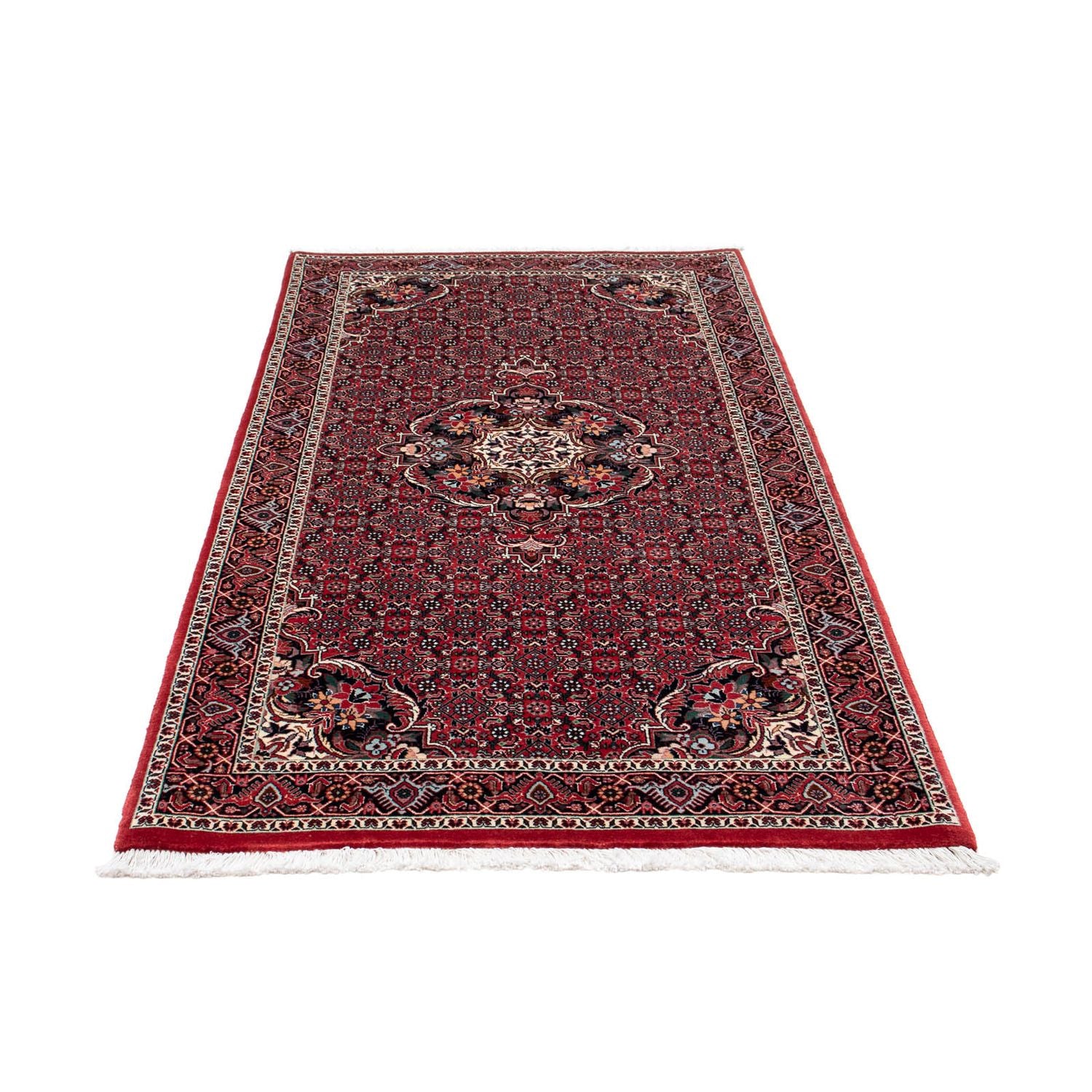 Alfombra de pasillo Alfombra persa - Bidjar - 197 x 98 cm - rojo