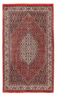 Alfombra persa - Bidjar - 183 x 111 cm - rojo