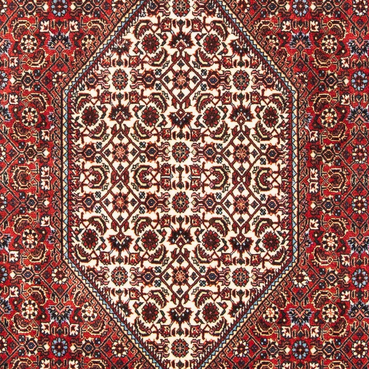 Alfombra persa - Bidjar - 183 x 111 cm - rojo