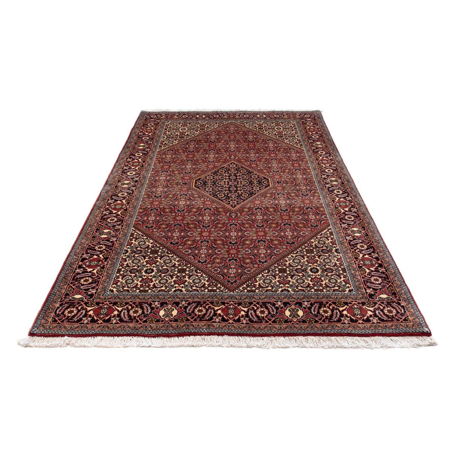 Alfombra persa - Bidjar - 239 x 140 cm - rojo