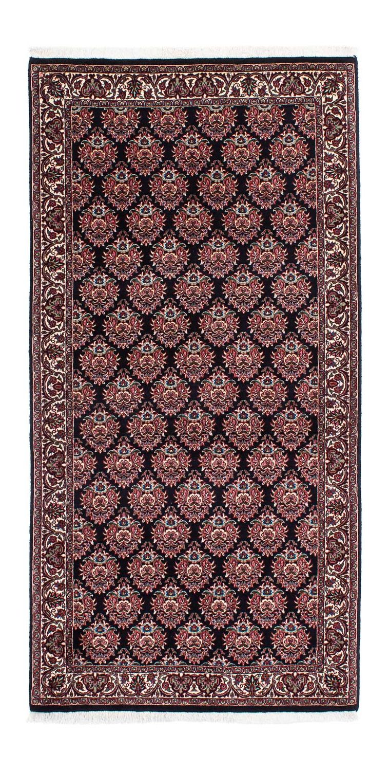 Alfombra de pasillo Alfombra persa - Bidjar - 200 x 100 cm - azul oscuro