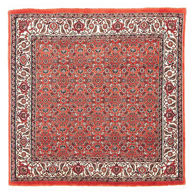 Alfombra persa - Bidjar cuadrado  - 97 x 95 cm - rojo