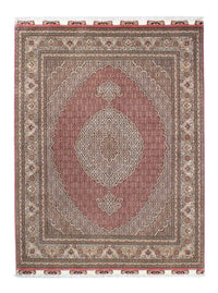 Alfombra persa - Tabriz - 210 x 152 cm - rojo claro