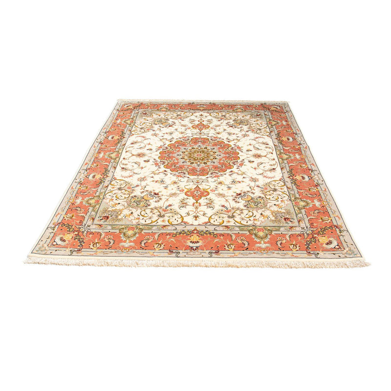Alfombra Persa - Tabriz - Real - 198 x 150 cm - beige