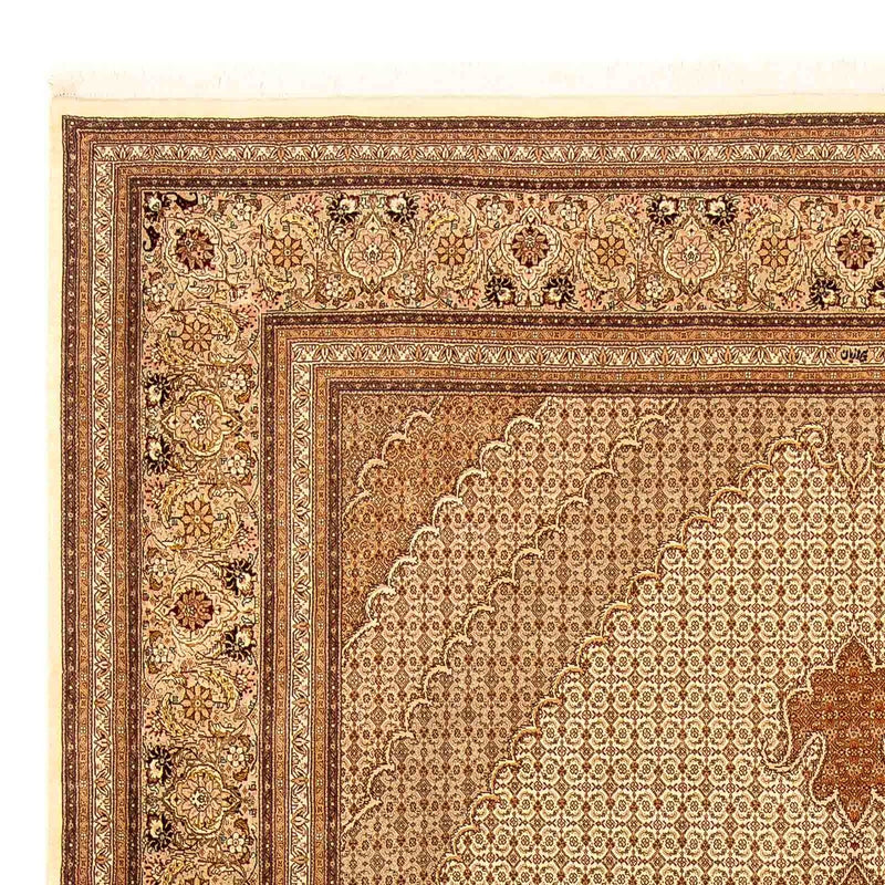 Alfombra persa - Tabriz - 361 x 249 cm - marrón claro