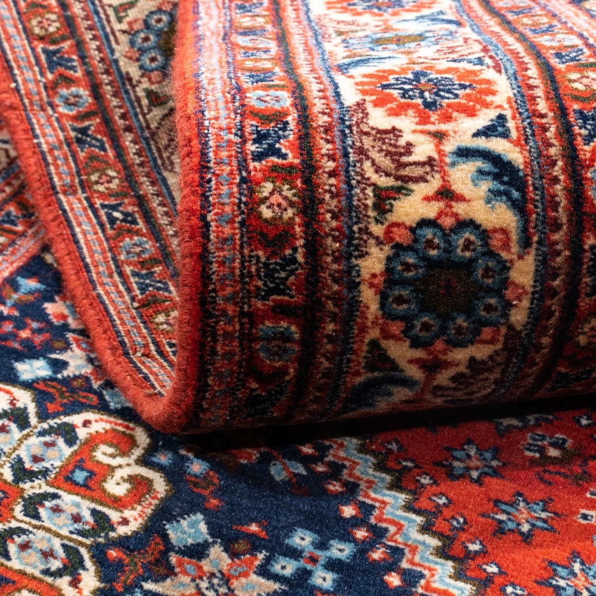 Alfombra persa - Nómada - 147 x 100 cm - rojo oscuro