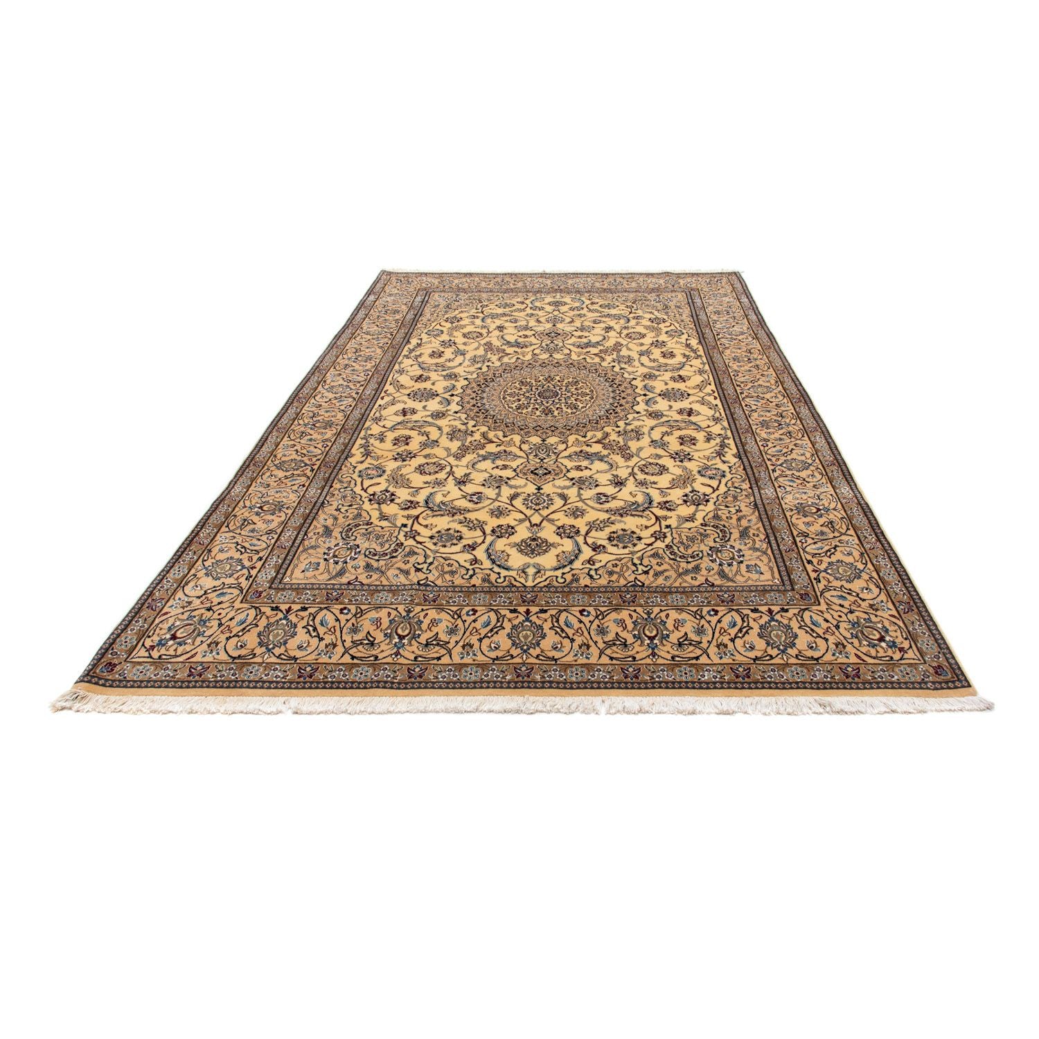 Alfombra Persa - Nain - Real - 298 x 197 cm - beige