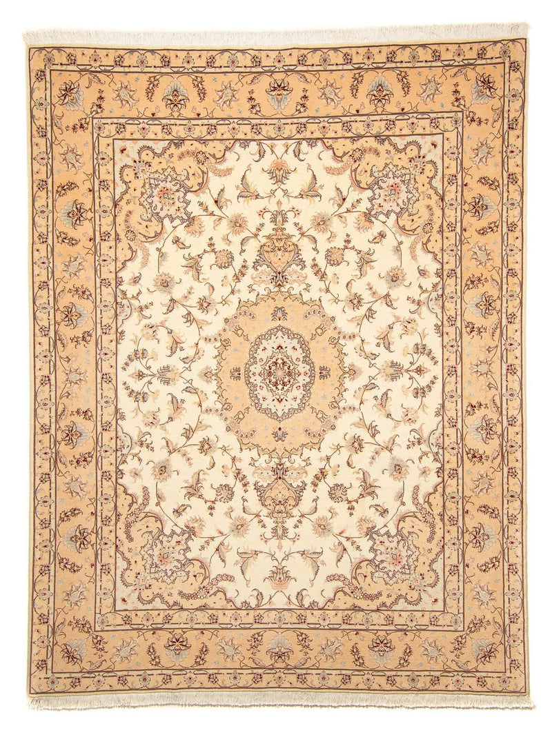 Alfombra Persa - Tabriz - Real - 263 x 203 cm - beige