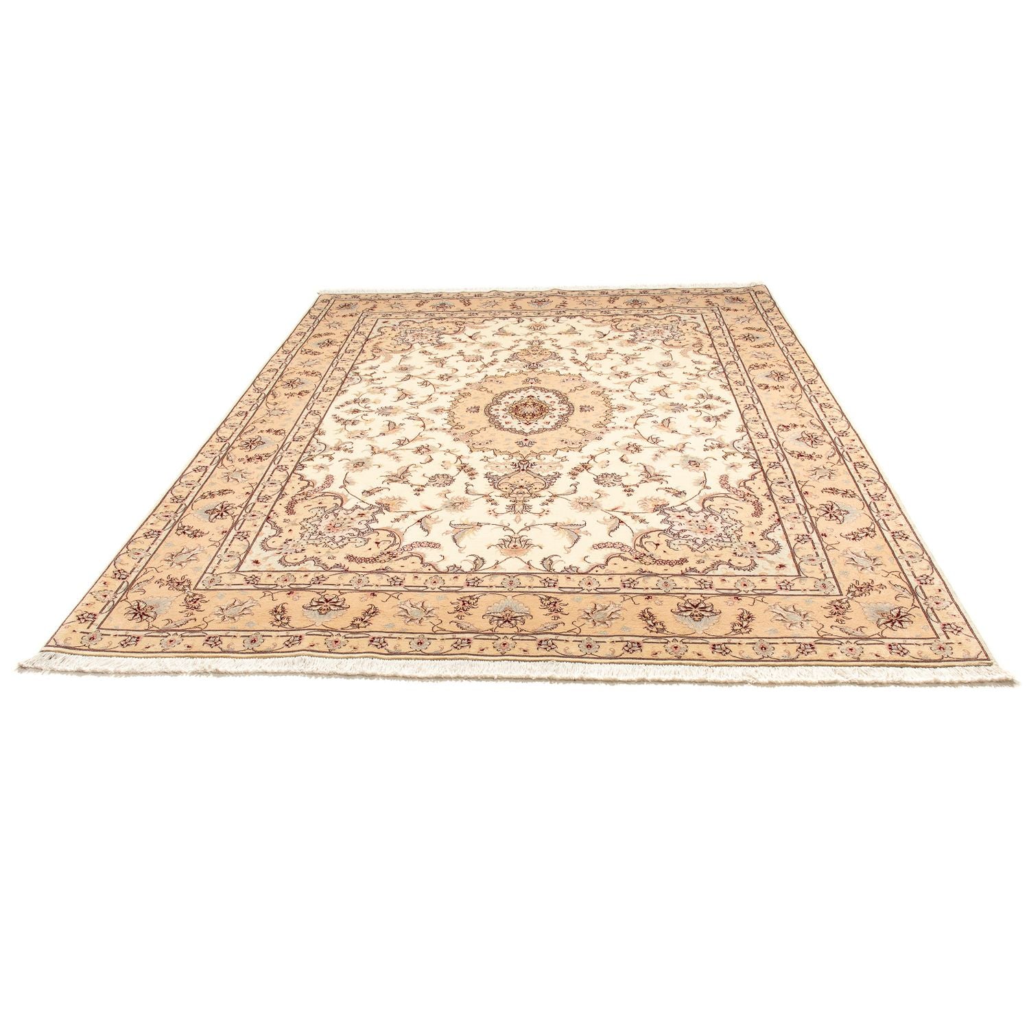Alfombra Persa - Tabriz - Real - 263 x 203 cm - beige