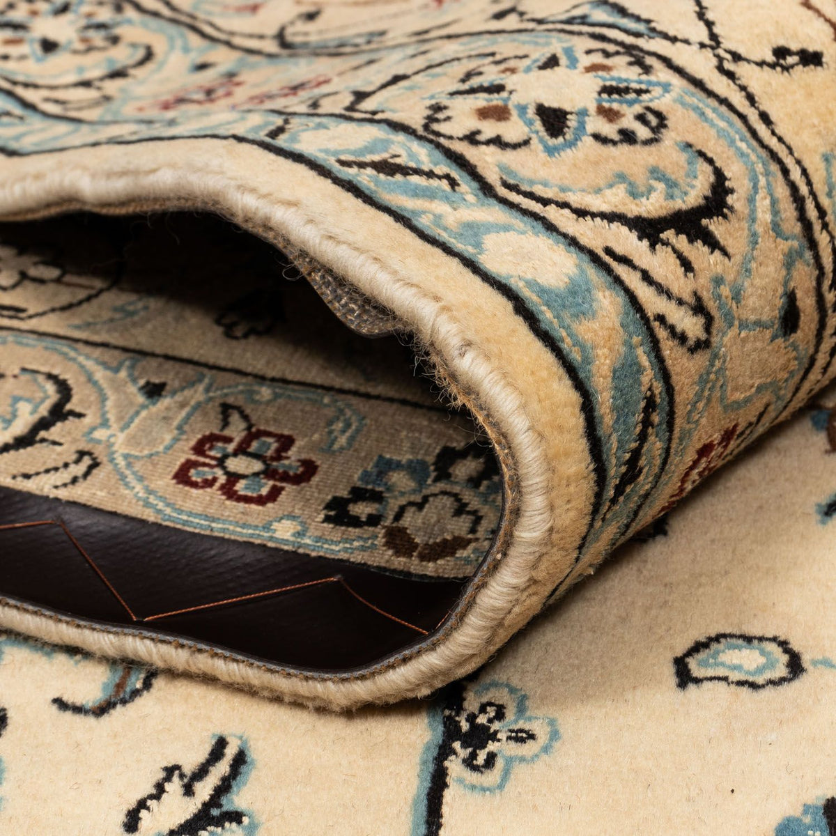 Alfombra Persa - Nain - Real - 354 x 248 cm - beige oscuro